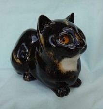 Mike Hinton Ex-Winstanley Pottery Tortoiseshell Calico Cat - 32