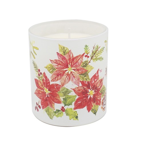 Poinsettia scented candle - scented,