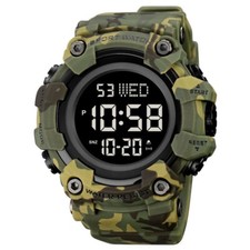 Fashion Mens Digital Watches Rubber Waterproof LED Tactical Military Sport Watch
