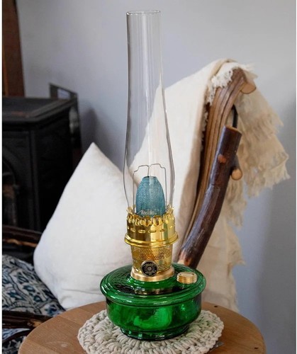 Aladdin green glass - aladdin,