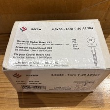 CEDRAL COLOUR CODED C62 FIXING SCREWS (100)