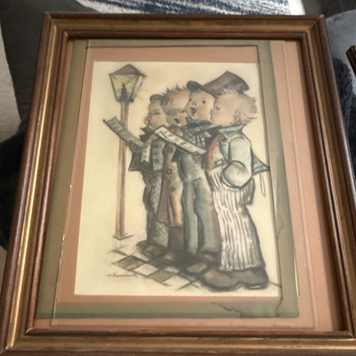 Goebel framed painting - goebel,