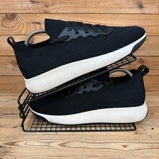 Reiss Trainers Mens Size UK 9 Hybrid Knit Black White Casual Preppy Shoes