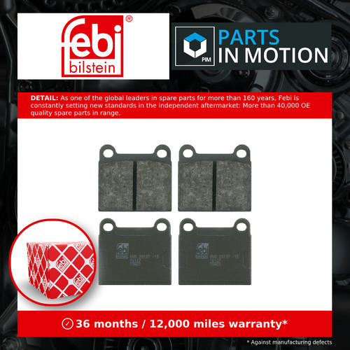 Brake pads set - pads,