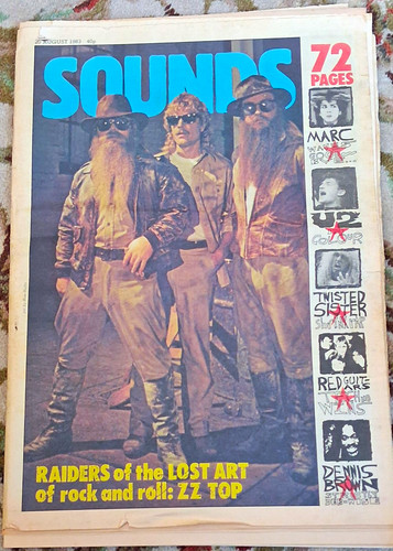 Sounds august 1983 top - august, zz