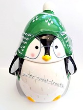 New Penguin Ceramic Cookie Jar