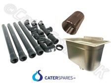 RATIONAL COMBI OVEN DRAIN PIPE INSTALLATION KIT PIPE, ADAPTOR & LARGE TUNDISH