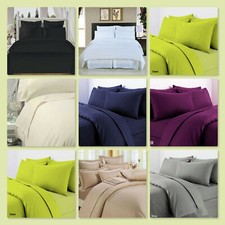 Fitted Sheets 25cm TC300 100%Egyptian Cotton Hotel Quality Soft Sheets All Sizes