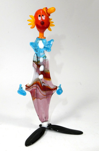 Vintage murano glass clown - vintage,
