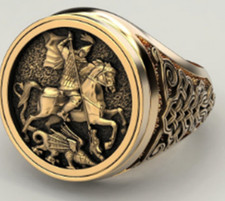 Knights Templar Ring Stainless