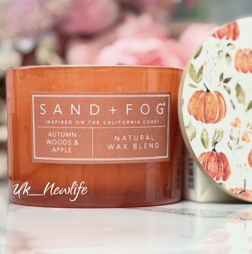 Sand fog double wick candle - +,