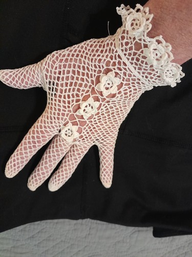 Hand crocheted lace - crocheted,