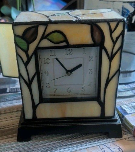 Vintage stained glass lighted - stained,