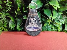 WADHAM STRINGER  LEATHER KEY FOB AUSTIN BMC LEYLAND DEALER GARAGE RARE