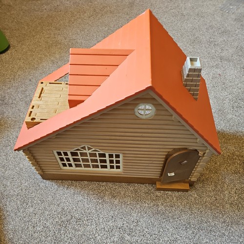 Sylvanian families log - sylvanian, cabin