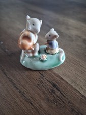 Enesco Glazed Porcelain Ceramic Tiny Mice Figurine-Watering Can Approx 4cms H