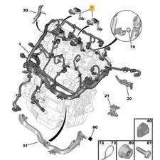 New genuine OE Injector wiring