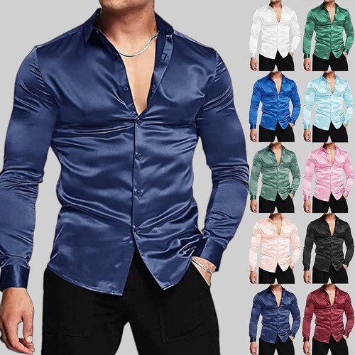Men silk satin - silk, wet