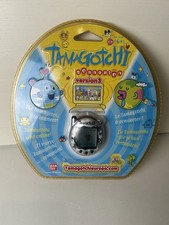 Vintage Bandai Tamagotchi Version3 In Original Sealed Packaging Silver And Black