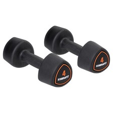 Mirafit Studio Dumbbell Hand Weights - 2 x 4kg (8kg) Mens Womens Home Gym #547