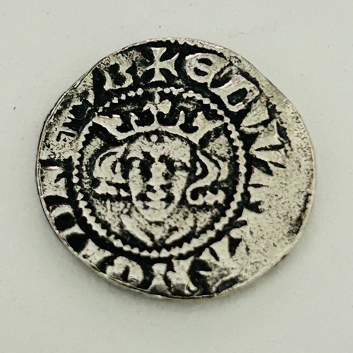 Edward hammered penny - edward, coin
