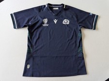 Scotland Rugby Shirt Macron 2023 World Cup Home Jersey Large
