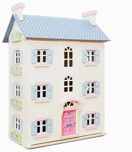 Toy van wooden victorian - le,