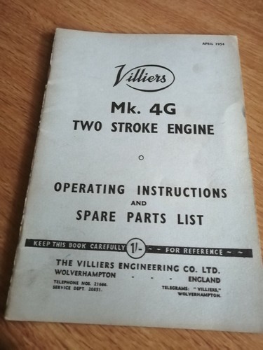 Villiers mark operating - mark, 4g