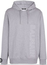 Grey Balmain Hoodie Xl