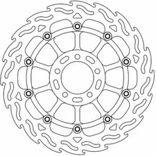 Ducati MONSTER 937 ABS 2021-2023 Moto Masters Flame Racing Front Brake Disc Righ