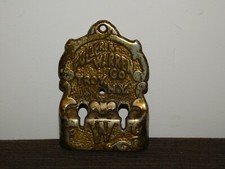 VINTAGE 4 3/4" HIGH FULLER & WARREN CO TROY NY OLD COAL WOOD STOVE ID PLAQUE