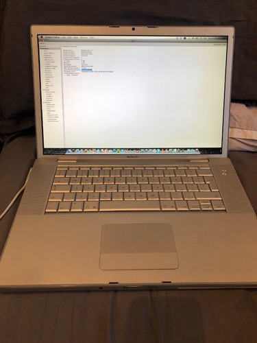 2006 inch macbook pro - 15,