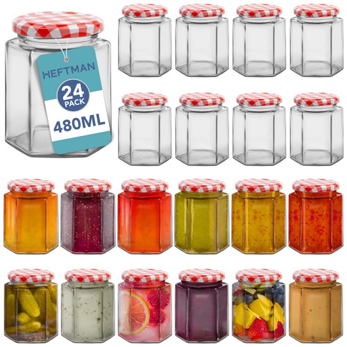 Heftman hexagonal jam jars - heftman,