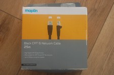 Maplin Flat Black Cat 6