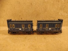 Narrow gauge HOe 009 2x Jouef Eggerbahn Coach Blue Livery Passenger Brake