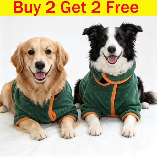 Absorbent dog bath - dog,