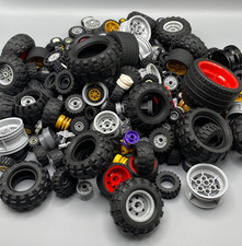 LEGO MIXED TIRES WHEELS ~1KG 1000G Bundle JOBLOT BULK Spares Extras Repairs