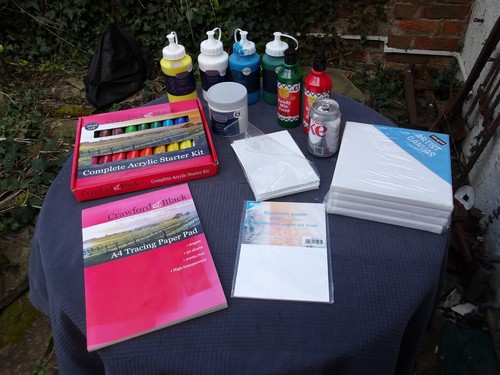 Job lot artist painting - job,