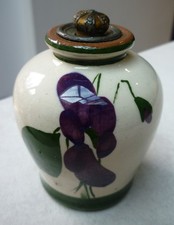 VINTAGE MINIATURE DEVON VIOLETS PERFUME TORQUAY DEVON WARE ORIGINAL STOPPER