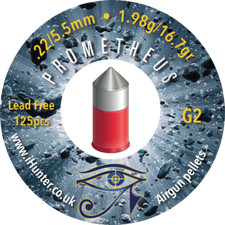 iHunter Prometheus G2 .22/5.50 Lead Free Air gun pellets (125ct) Free P&P  L119