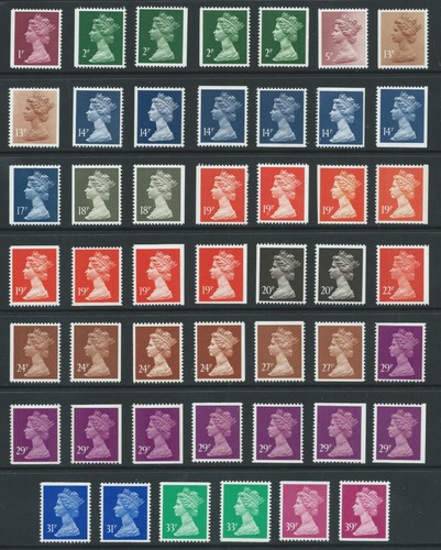 Imperf edge stamps - imperf, (machin