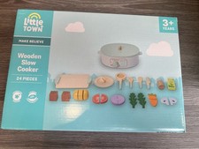 Aldi Little Town Wooden slow cookslow cooker 