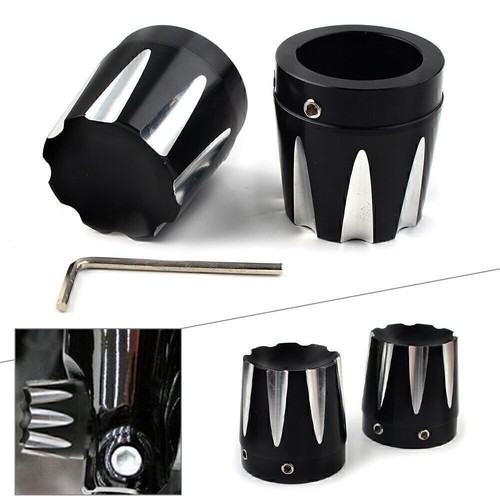 Cnc front axle nut - front, covers