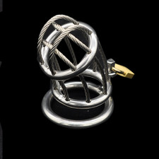  Metal Chastity Cage Hollow