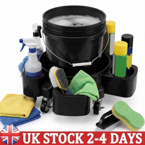 Rolling bucket dolly with - bucket,