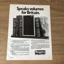 GRAM129 MAGAZINE ADVERT 11X8 THE ROGERS LS3/5A MONITOR
