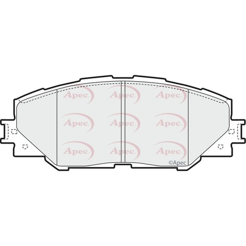 Brake pads set - pads, for