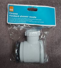 B&Q Chrome Standard Shower