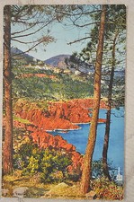 Old postcard "Le Trayas - View