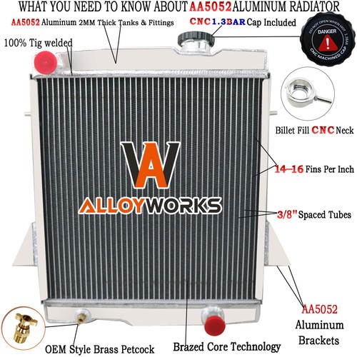 Row radiator for - 3,